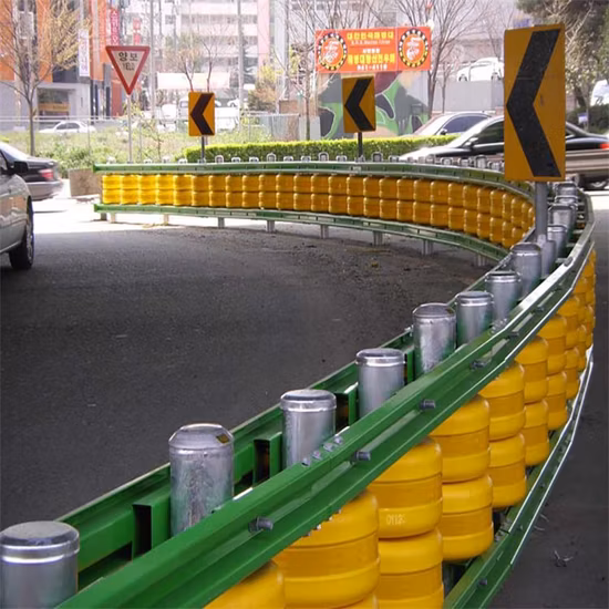 Aashto M180 スチール Q235 Q345 高速道路ガードレール ローラー バリア 中国製