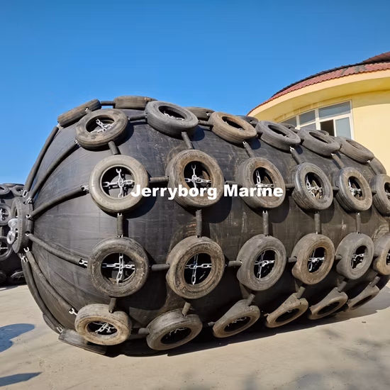 横浜型浮体式海洋用空気圧ゴム防舷材